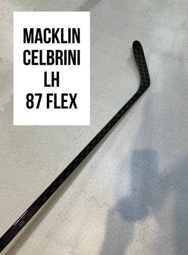 Senior(1x)Left Macklin Celebrini 87 Flex ProBlackStock™ Unbranded Pro Stock Hockey Sticks