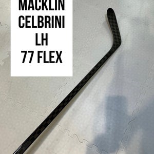 Senior(1x)Left Macklin Celebrini 77 Flex ProBlackStock™ Unbranded Pro Stock Hockey Sticks