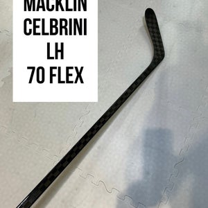 Senior(1x)Left Macklin Celebrini 70 Flex ProBlackStock™ Unbranded Pro Stock Hockey Sticks