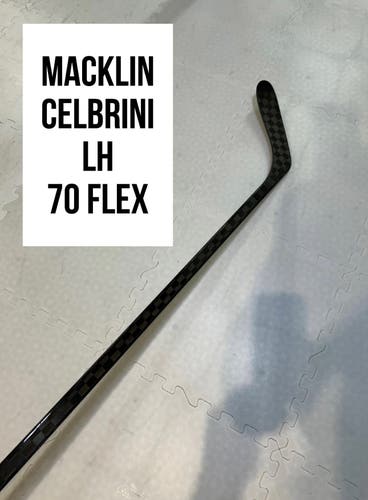 Senior(1x)Left Macklin Celebrini 70 Flex ProBlackStock™ Unbranded Pro Stock Hockey Sticks