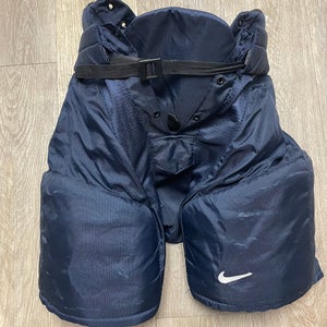 Nike Women's Small-1” Bauer Supreme Pro Hockey Pants Pro Stock (Used) Navy