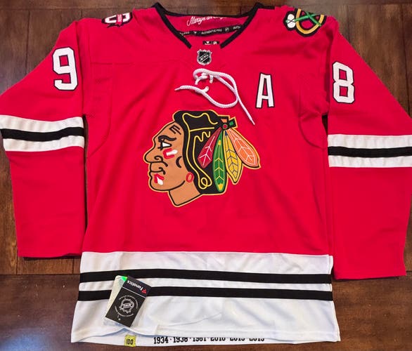 Chicago Blackhawks Red 100 Year  Connor Bedard Jersey Adult Small (46) NWT