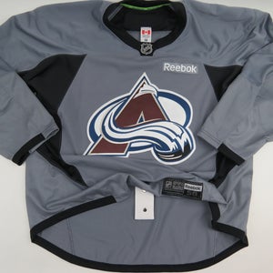 NEW Reebok Colorado Avalanche NHL Team Issued Pro Stock Hockey Practice Jersey Size 58 Gray