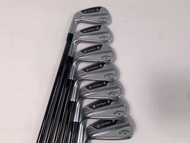 Callaway Apex Pro 24 Iron Set 4-PW KBS $-Taper 120 120g Stiff Steel Mens LH