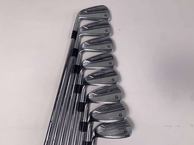 TaylorMade P790 2019 Iron Set 4-PW+AW True Temper DG S300 Stiff Steel Mens LH
