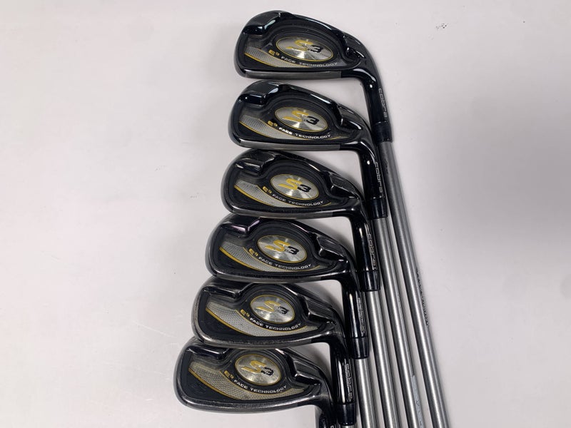 Cobra S3 Iron Set 5-PW+AW Aldila NV-3 60g Senior Graphite Mens RH - NO 6