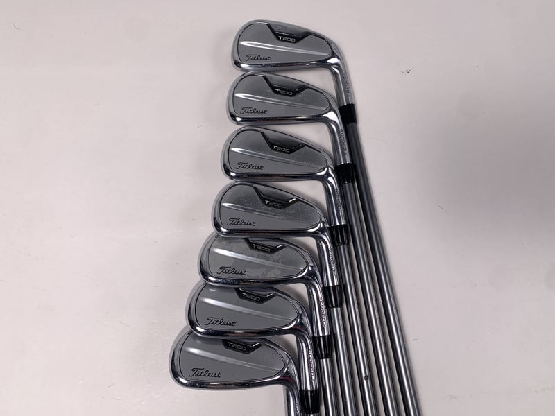 Titleist T200 2021 Iron Set 4-PW Mitsubishi Kuro Kage Stiff Graphite RH +1/2"