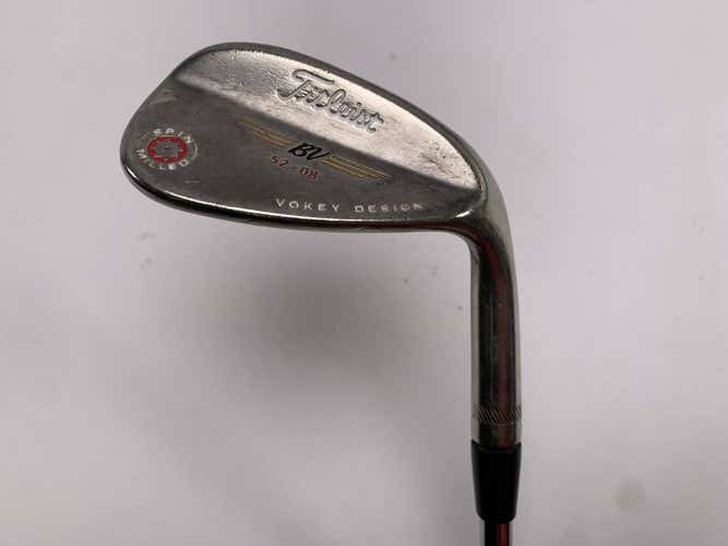 Titleist Vokey Spin Milled Oil Can 2009 Wedge 52* 8 Bounce Wedge Steel Mens RH