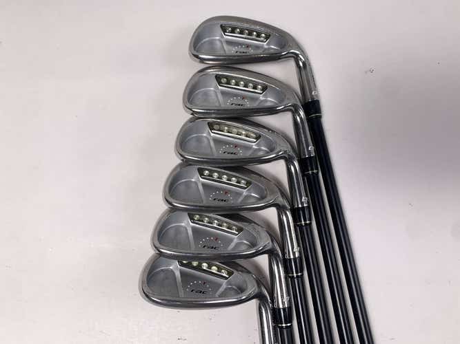 TaylorMade Rac OS Iron Set 6-PW+SW Ultralite Regular Graphite Mens RH