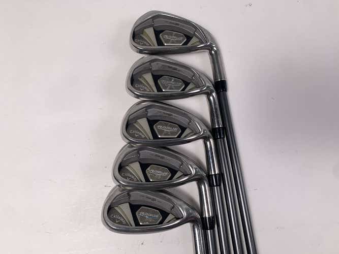 Callaway Rogue Iron Set 7-PW+AW Aldila Synergy Senior Graphite RH Midsize Grips
