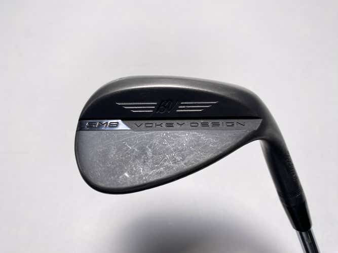Titleist Vokey SM8 Jet Black Wedge 54* 10 Bounce S-Grind Wedge Steel Mens RH