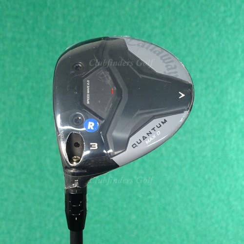NEW LH Callaway Quantum Max D 15 Fairway 3 Wood Vanquish 5-R Regular w/HC