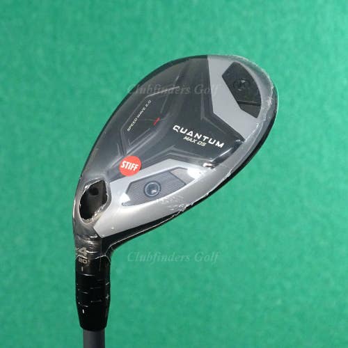 NEW LH Callaway Quantum Max OS 20 4 Hybrid Denali Frost 70g 6.0 Stiff w/HC
