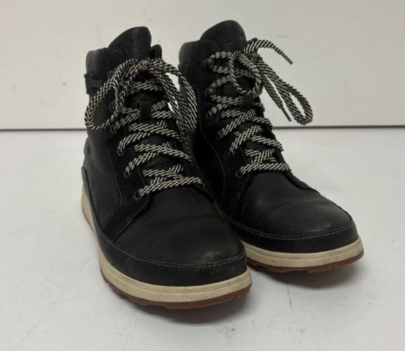 Chaco Sierra Black Leather Women's High-Top Trail Sneakers US 10 EU 41 EXCELLENT