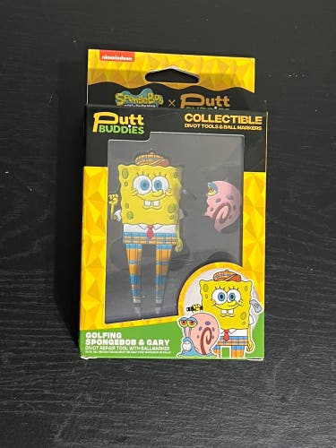 Putt Buddies Divot Tool & Ball Marker Spongebob & Gary