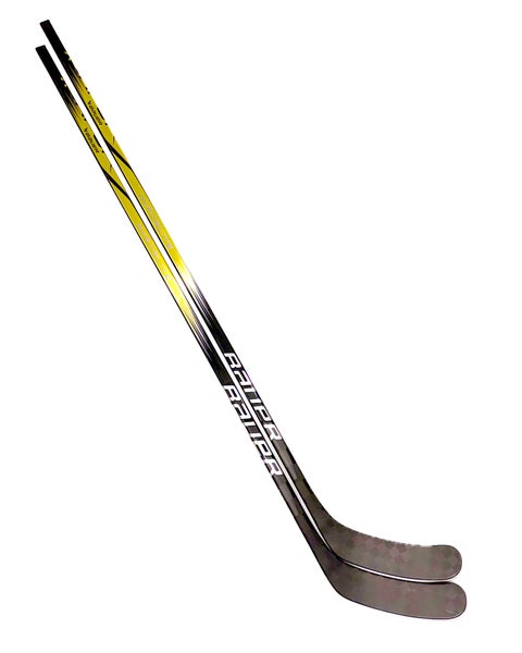 New 2 pack Bauer Vapor Hyperlite 2 (yellow) Pro Stock - LH, P92M, 87 Flex