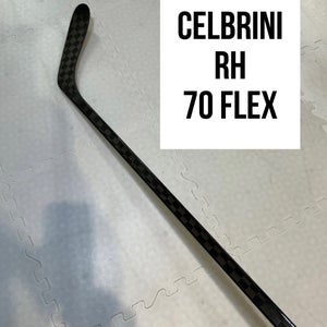 Senior(1x)Right Macklin Celebrini 70 Flex ProBlackStock™ Unbranded Pro Stock Hockey Sticks
