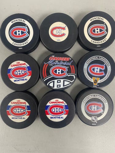 Montreal Canadiens pucks