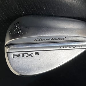 Cleveland RTX 6 ZIPCORE Wedge 58° Mid 10 Bounce DG Spinner Lamkin Crossline Std