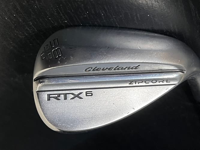 Cleveland RTX 6 ZIPCORE Wedge 58° Mid 10 Bounce DG Spinner Lamkin Crossline Std