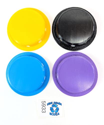 Genesis Valor Diaphragm Cover Purge Front Button 2nd Stage Regulator Scuba Dive