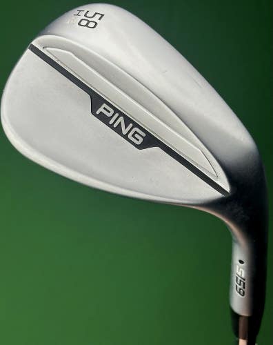 PING S159 Chrome Lob LW Wedge 58-08* H-Grind Steel Z-Z115 RH NICE!