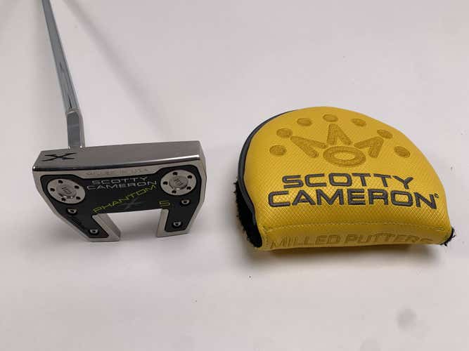 Scotty Cameron Phantom X 5.5 2021 Putter 35" SuperStroke Pistol GT 1.0 LH HC