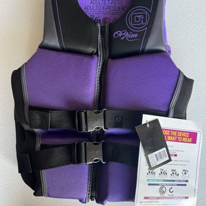 O'Brien V-Back Neoprene Life Vest Jacket Women's XS Purple NWT