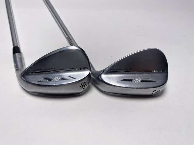 Titleist Vokey SM9 Tour Chrome Wedge Set 52* 12 | 56* 12 KBS 610 Steel Men RH
