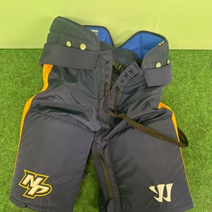 Blue Warrior Covert QRL Hockey Pants Nashville Predators Pro Stock (Used) | Senior Medium