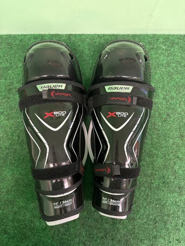 Senior Bauer Vapor X800 Lite Shin Pads 14" (Used)