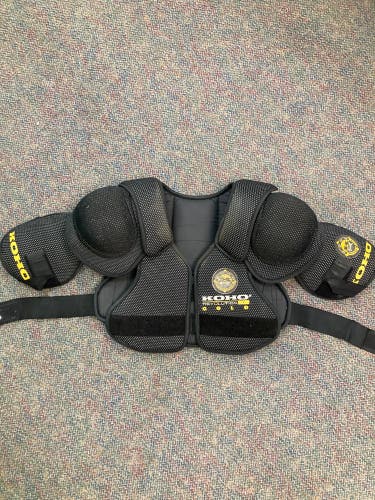 Senior Large Koho Revolution Gold Shoulder Pads
