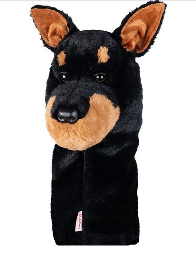 NEW Daphnes Headcover Doberman 460cc Driver Golf Headcover