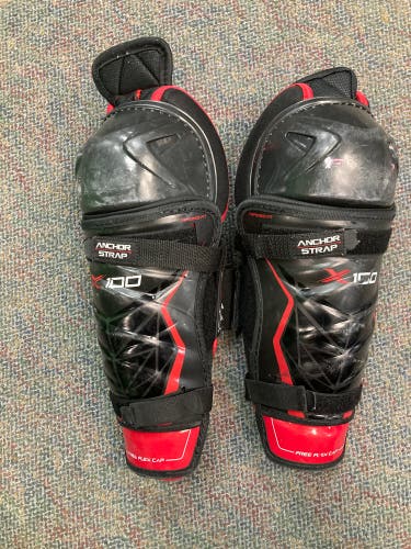 13" Bauer Vapor X100 Shin Pads