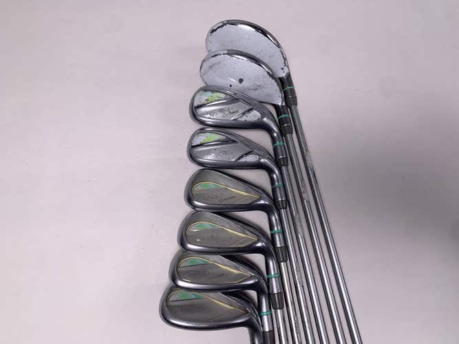 TaylorMade Kalea Ladies Hybrid Iron Set 4H-5H-6-PW+SW 45g Graphite Womens RH