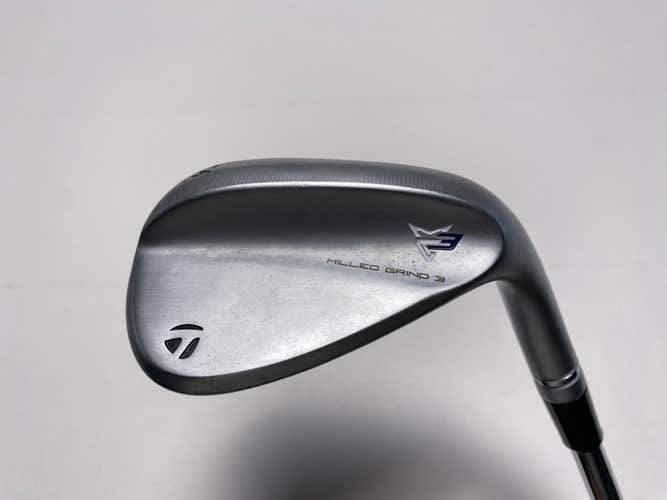 TaylorMade Milled Grind 3 Raw Chrome Sand Wedge SW 56* 12 DG S200 Stiff RH