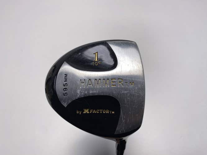 X Factor Hammer Driver 10* XFactor Regular Graphite Mens RH