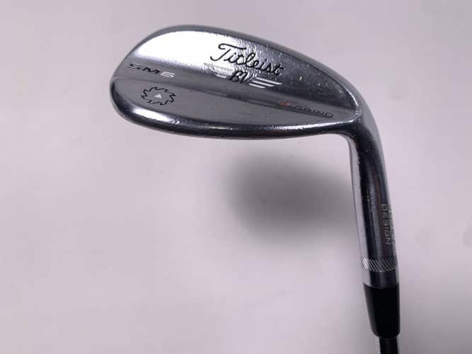 Titleist Vokey SM6 Tour Chrome Lob Wedge LW 58* 10 Bounce Wedge Steel Mens RH