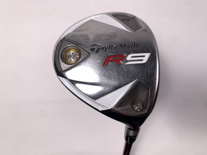 TaylorMade R9 3 Fairway Wood 15* Fujikura Motore 70g Regular Graphite Mens RH