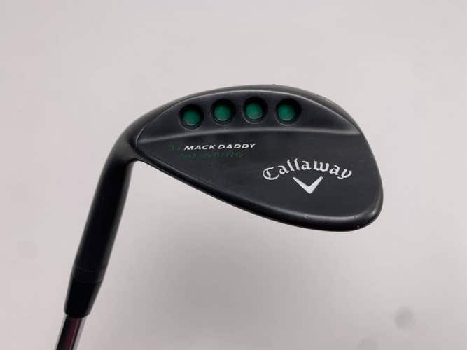 Callaway Mack Daddy Matte BLK PM Grind Lob Wedge LW 60* 10 Bounce KBS Tour-V LH