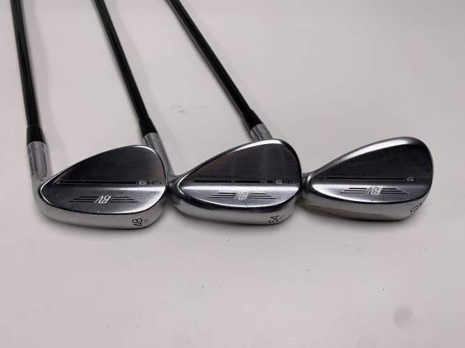 Titleist Vokey SM9 Tour Chrome Wedge Set 48* 10 | 54*10 | 60*8 AM(2) Regular RH