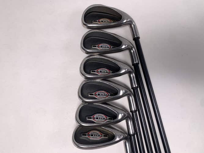 Callaway Big Bertha 2002 Iron Set 6-10+W RCH 75g Regular Graphite Mens RH