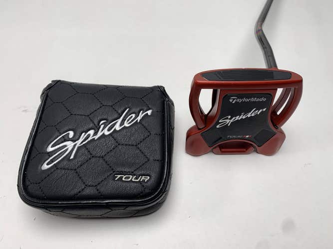 TaylorMade Spider Tour Red Double Bend Putter 34.5" SuperStroke Pistol 1.0 RH