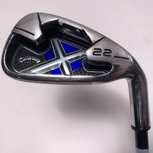 Callaway X-22 Single 6 Iron 75g Regular Graphite Mens RH