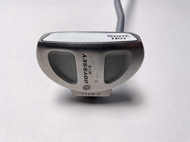 Odyssey White Hot 2-Ball Mid Putter 40.5" Mens RH - NEW Long Grip