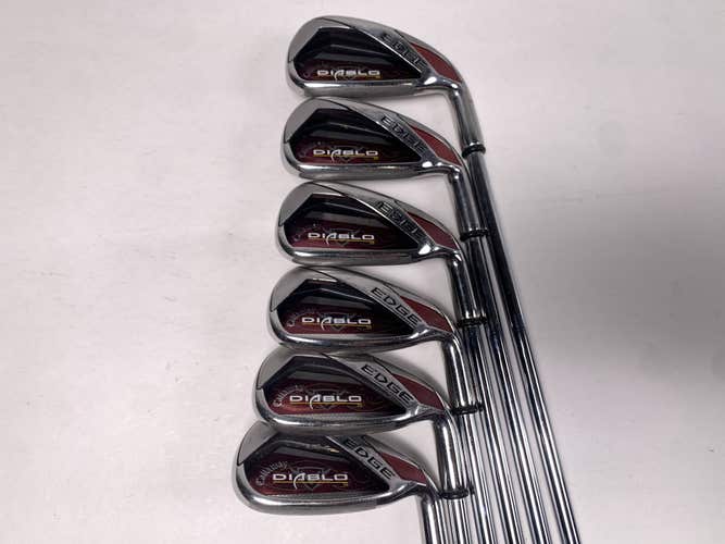 Callaway Diablo Edge Iron Set 5-PW+AW Uniflex Steel Mens RH NO 8 IRON