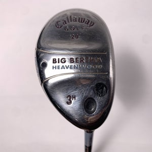 Callaway Big Bertha Heavenwood 3 Hybrid 20* Big Bertha Gems 55 Ladies RH