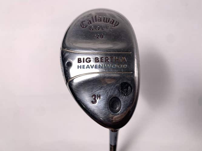 Callaway Big Bertha Heavenwood 3 Hybrid 20* Big Bertha Gems 55 Ladies RH