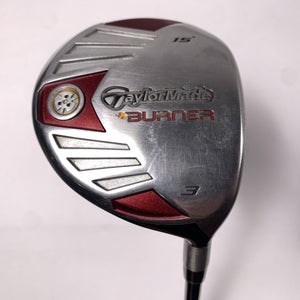 TaylorMade Burner Steel 2007 3 Fairway Wood 15* REAX SuperFast 50g Regular RH