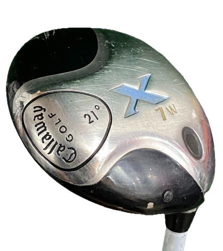 Callaway X 7 Wood 21 55g Fujikura Gems Ladies Graphite 40.5" RH Nice Velvet Grip